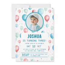 ソフトブルーバルーン子供の誕生日