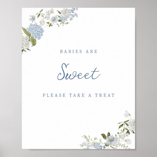 ソフトブルーフローラの数を推測 ポスター (正面)