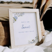 ソフトブルーフローラの数を推測 ポスター