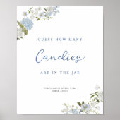 ソフトブルーフローラの数を推測 ポスター (正面)