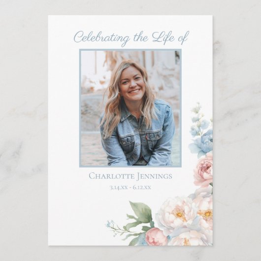 ソフトブルーフローラ葬祭慰霊令 プログラム (正面)