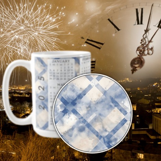 ソフトブループレイドサンドストーンコースター コースター