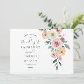 ソフトブルームズ セーブ・ザ・デート フォトカード インビテーション (スタンド正面)