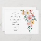 ソフトブルームズ セーブ・ザ・デート フォトカード インビテーション (正面/裏面)