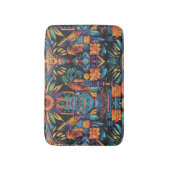 ソフトブルー「エポカルシンメトリー」ルクセンスモールバスマット バスマット (正面縦)