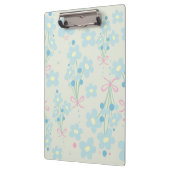 ソフトブルー&ピンク調和 クリップボード (左)