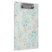 ソフトブルー&ピンク調和 クリップボード (右)