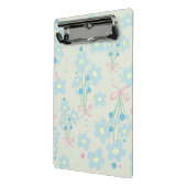 ソフトブルー&ピンク調和 ミニクリップボード (アングル2)