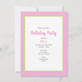 ソフトプラムピンクフローラブーケ招待状 招待状 (裏面)