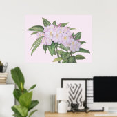 ソフトプルメリア ポスター (ホームオフィス)