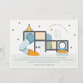 ソフトプレイスセンター 屋内ジャングルジム 子供の誕生日 サンキューカード (正面/裏面)