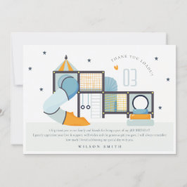 ソフトプレイスセンター 屋内ジャングルジム 子供の誕生日 サンキューカード