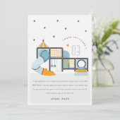 ソフトプレイセンター 屋内ジャングルジム 子供の誕生日 サンキューカード (スタンド正面)