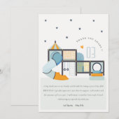 ソフトプレイセンター 屋内ジャングルジム 子供の誕生日 サンキューカード (正面/裏面)