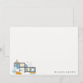 ソフトプレイセンター 屋内ジャングルジム 子供の誕生日 ノートカード (正面/裏面)