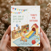 ソフトプレイルーム誕生日 招待状