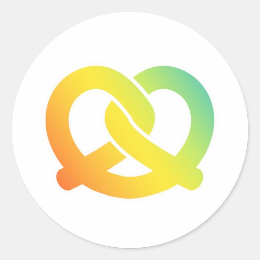 ソフトプレッツェル ラウンドシール (正面)