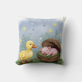 ソフトベッド、アヒルと子豚 クッション