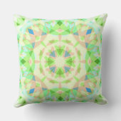 ソフトベビーグリーンブルー魔法スターサマー子供部屋 クッション (裏面)