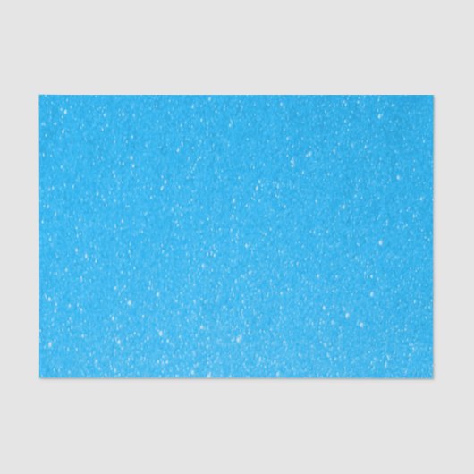ソフトベビーブルーグリッタープリント 薄葉紙 (正面)