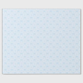 ソフトベビーブルーボウズラッピング紙 ラッピングペーパー (フラット)