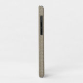 ソフトベージュのジャージーストライプニットパターン Case-Mate iPhoneケース (裏面/左)