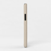 ソフトベージュのヘリンボーンパターン Case-Mate iPhoneケース (裏面/右)