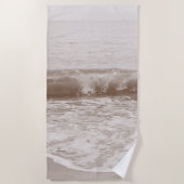 ソフトベージュアトランティック海ブリス2 #ocean #art ビーチタオル (正面)