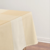 ソフトベージュギンガムテーブルクロスミニマル – 朝 テーブルクロス (インサイチュ)