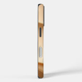 ソフトベージュ抽象芸術波 Case-Mate iPhoneケース (裏面 / 右)