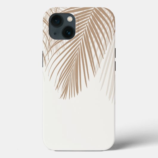 ソフトベージュ離れパームズFinesse 1 #tropical #art Case-Mate iPhoneケース (裏面)
