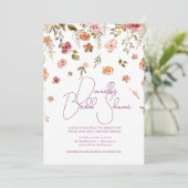 ソフトペタルレインブライダルシャワー招待 招待状 (スタンド正面)