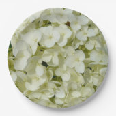 ソフトホワイトアジサイ ペーパープレート (正面)