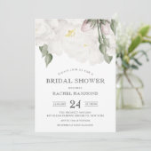 ソフトホワイトローゼスブライダルシャワー 招待状 (スタンド正面)