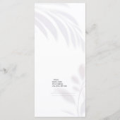 ソフトホワエレガントイト美しいサービス価格表 メニュー (裏面)