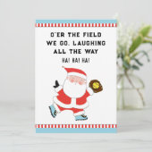 ソフトボおもしろいールクリスマスホリデーカード シーズンカード (スタンド正面)