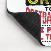 ソフトボおもしろいールコーチいらなくてもいい熱狂する マウスパッド (コーナー)