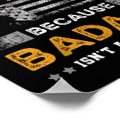 ソフトボおもしろいールコーチギフト男性へギフトBad Softball Co ポスター (角)