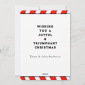 ソフトボおもしろいールホリデーカード シーズンカード (裏面)