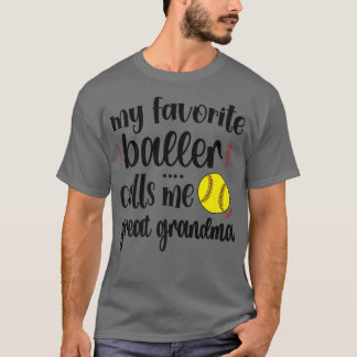 ソフトボお気に入りのールプレーヤーがソフトボールグレアと呼ぶ Tシャツ