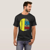 ソフトボお気に入りのールプレーヤーがパパ2を呼び出す Tシャツ (正面フル)