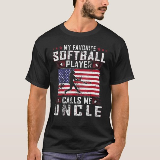 ソフトボお気に入りのール選手が叔父のファと呼ぶ Tシャツ (正面)