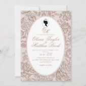 ソフトボエレガントタニカルガーデンブリジガートン結婚ズ 招待状 (正面)