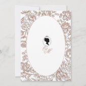 ソフトボエレガントタニカルガーデンブリジガートン結婚ズ 招待状 (裏面)