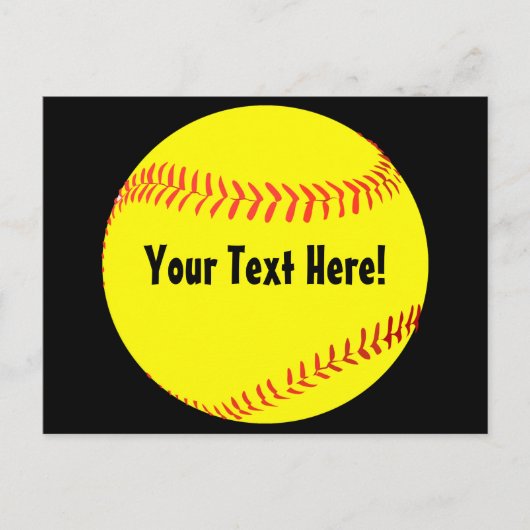 ソフトボカスタムールはがき ポストカード (正面)