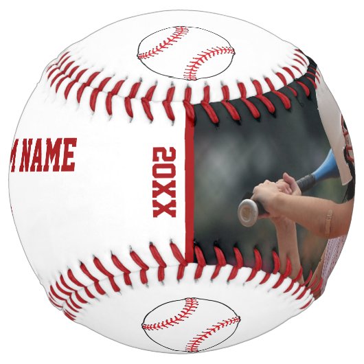 ソフトボカスタムールプレーヤー名番号写真 ソフトボール (正面)