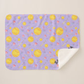 ソフトボカスタムール名番号パープルハート シェルパブランケット (正面(横))