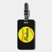 ソフトボカスタムール荷物タグ ラゲッジタグ (正面縦)