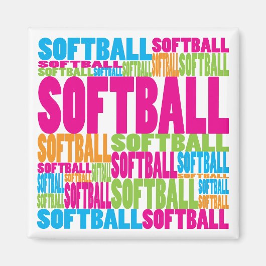 ソフトボカラフルール マグネット (正面)