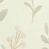 ソフトボタニカル子供部屋壁紙 – ニュートラルグリーンL 壁紙 (縫い目)